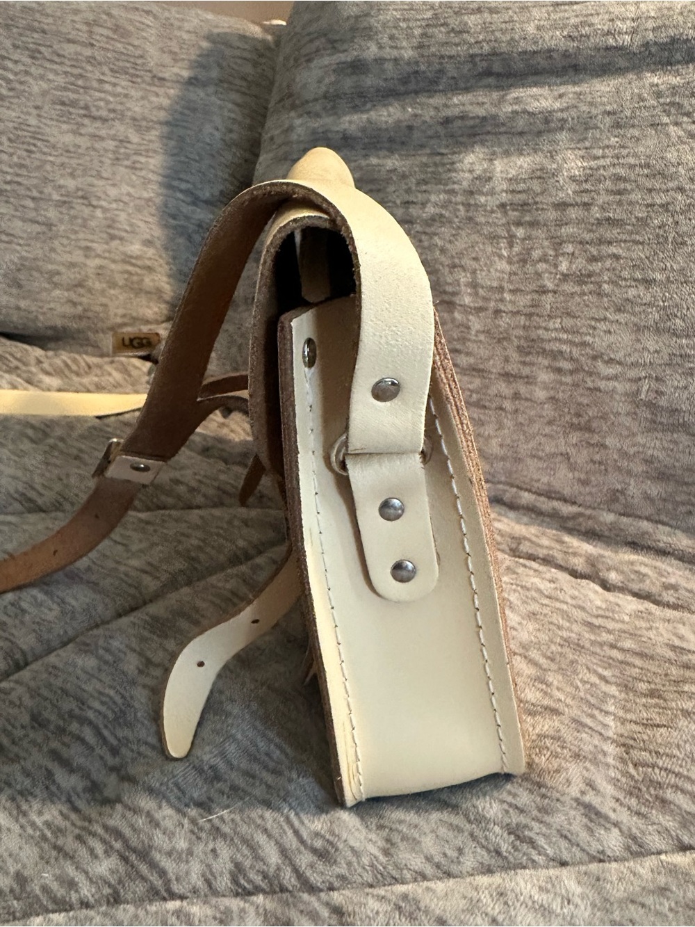 The Cambridge Satchel Company Cream Leather Satchel - Picture 5 of 8